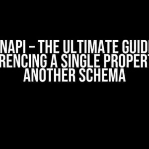 OpenAPI – The Ultimate Guide to Referencing a Single Property of Another Schema